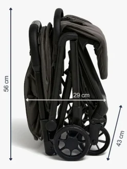 Rejseklapvogne|Beemoo Pro Venti Klapvogn, Mocha Grey Grå