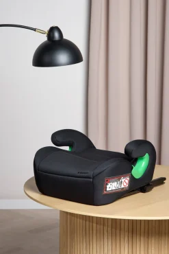 Autostolspakker|Beemoo Raise 2 i-Size Selepude ISOFIX inkl.  Deluxe Sædebeskytter med Opbevaring, Black Stone