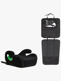 Autostolspakker|Beemoo Raise 2 i-Size Selepude ISOFIX inkl.  3-i-1 Sædebeskytter, Black Stone/Black