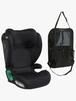 Beemoo Autostolspakker-Range i-Size Autostol Inkl. Smart Organizer, Black Stone