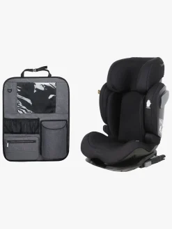 Beemoo Autostole 15-36 Kg-Recline i-Size Autostol inkl. Deluxe Sædebeskytter, Black Mesh
