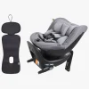 Beemoo Autostolspakker-Reverse i-Size Bagudvendt Autostol inkl. Ventilerende Hynde, Mineral Grey/Antracit