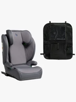Autostolspakker|Beemoo Ride i-Size Autostol ISOFIX inkl. Smart Organizer, Mineral Grey
