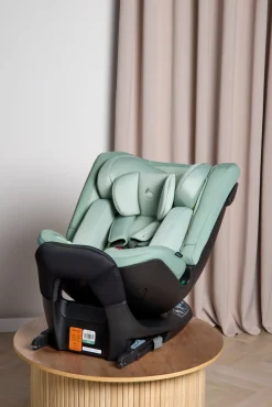 Beemoo Autostolspakker-Rotate i-Size Autostol inkl. 3-i-1 Sædebeskytter, Teal/Black