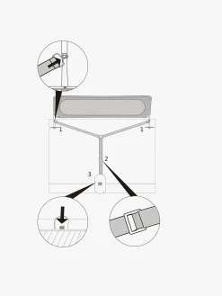 Børnesenge & Tilbehør|Beemoo SAFE Dream Sengehest 135 cm, Grey Grå