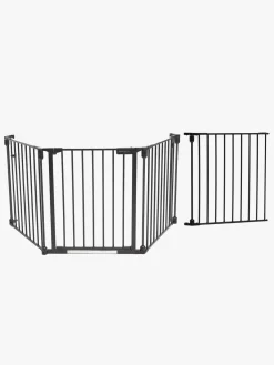 Sikkerhed|Beemoo SAFE Protect Skruegitter/rumdeler 3 Sektioner inkl. Forlængerdel 60 cm, Black