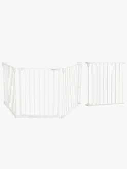 Beemoo Sikkerhed-SAFE Protect Skruegitter/rumdeler 3 Sektioner inkl. Forlængerdel 60 cm, White