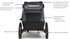 Beemoo Aktivitetsvogne-Sporty Trail Cykelanhænger, Asphalt