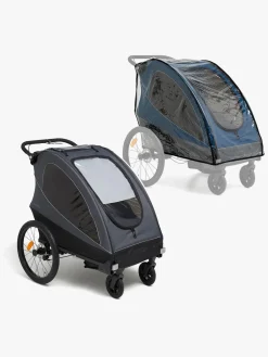 Aktivitetsvogne|Beemoo Sporty Trail Cykelanhænger inkl. Regnslag, Asphalt