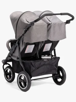 Søskendevogne|Beemoo Swing Søskendevogn, Grey Melange Grå
