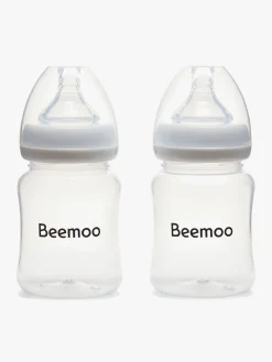 Amning|Beemoo  CARE Wearable Elektrisk Brystpumper Dobbelt inkl. Modermælksposer Modermælksflaske & Opbevaringstaske