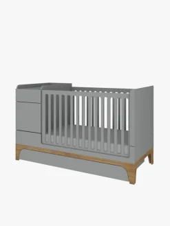 Børn Bellamy Børnesenge & Tilbehør-UP Tremmeseng 5-i-1, Grå