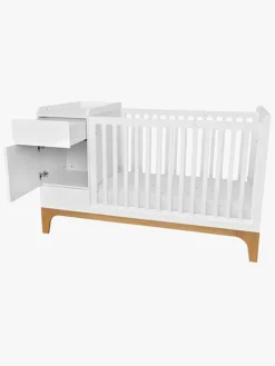 Børnesenge & Tilbehør|Bellamy UP Tremmeseng 5-i-1, Hvid