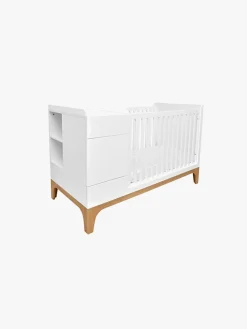 Børnesenge & Tilbehør|Bellamy UP Tremmeseng 5-i-1, Hvid