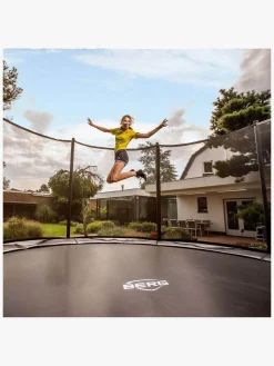Udeleg|BERG Favorit Regular Trampolin 380 inkl. Comfort Sikkerhedsnet, Grå