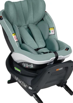Autostole 9-36 Kg|BeSafe iZi Turn i-Size Autostol, Sea Green Mélange Grøn