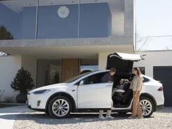 Autostole 9-36 Kg|BeSafe iZi Turn i-Size Autostol, Sea Green Mélange Grøn