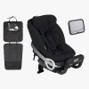BeSafe Autostole 9-36 Kg-Stretch Autostol inkl. Beemoo Sædebeskytter & Bilspejl, Fresh Black Cab