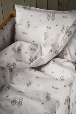 Sengetøj|ElsaBeskow Beskow Blomsterfesten Sengerand 30 x 360, Sandfarvet