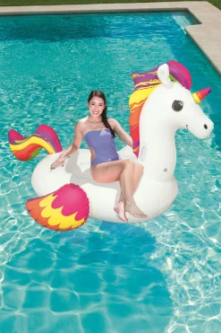 Vandleg|Bestway Badedyr Enhjørning 224x164 cm