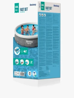Bestway Vandleg-Fast Set Pool Pool 366x76 cm, Grå