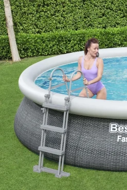 Bestway Vandleg-Fast Set poolsæt 457x107 cm