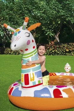 Vandleg|Bestway Groovy Giraf Sprinkler Pool