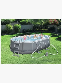 Vandleg|Bestway Power Steel Oval poolsæt 427x250x100 cm