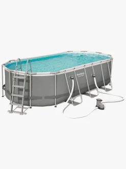 Bestway Vandleg-Power Steel Oval poolsæt 549x274x122 cm