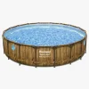 Vandleg|Bestway Power Steel Swim Vista Series Pool 549x122 cm, Brun