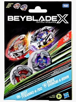 Beyblade Legetøjsfigurer-Beat Tyranno & Knife Shinobi Spinnere 2-pak