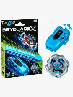 Legetøjsfigurer|Beyblade X Cobalt Dragoon 2-60C Launcher Sæt