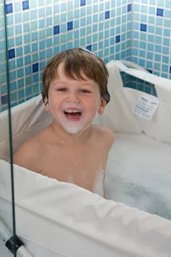 Badeværelset|BibaBad Flexi Foldebadekar 60x80, Hvid/Hvid