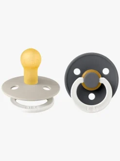 BIBS Sutter & Suttesnore-Colour Glow Sut 2-pak Latex Str. 1, Sand/Iron