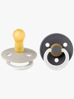 BIBS Sutter & Suttesnore-Colour Glow Sut 2-pak Latex Str. 2, Sand/Iron