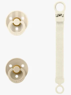 Sutter & Suttesnore|BIBS Colour Sut & Loop Suttesnor Gavesæt Latex Str. 1, Ivory Hvid