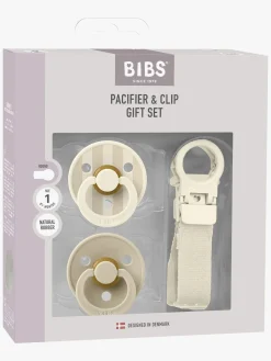 Sutter & Suttesnore|BIBS Colour Sut & Loop Suttesnor Gavesæt Latex Str. 1, Ivory Hvid