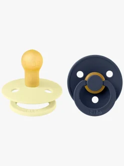 Sutter & Suttesnore|BIBS Colour Sut 2-pak Str. 1, Luna/Deep Space Blå/Gul