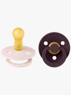 Sutter & Suttesnore|BIBS Colour Sut 2-pak Str. 2, Petal/Plum Lilla/Lyserød