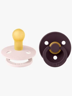 Sutter & Suttesnore|BIBS Colour Sut 2-pak Str. 1, Petal/Plum Lilla/Lyserød