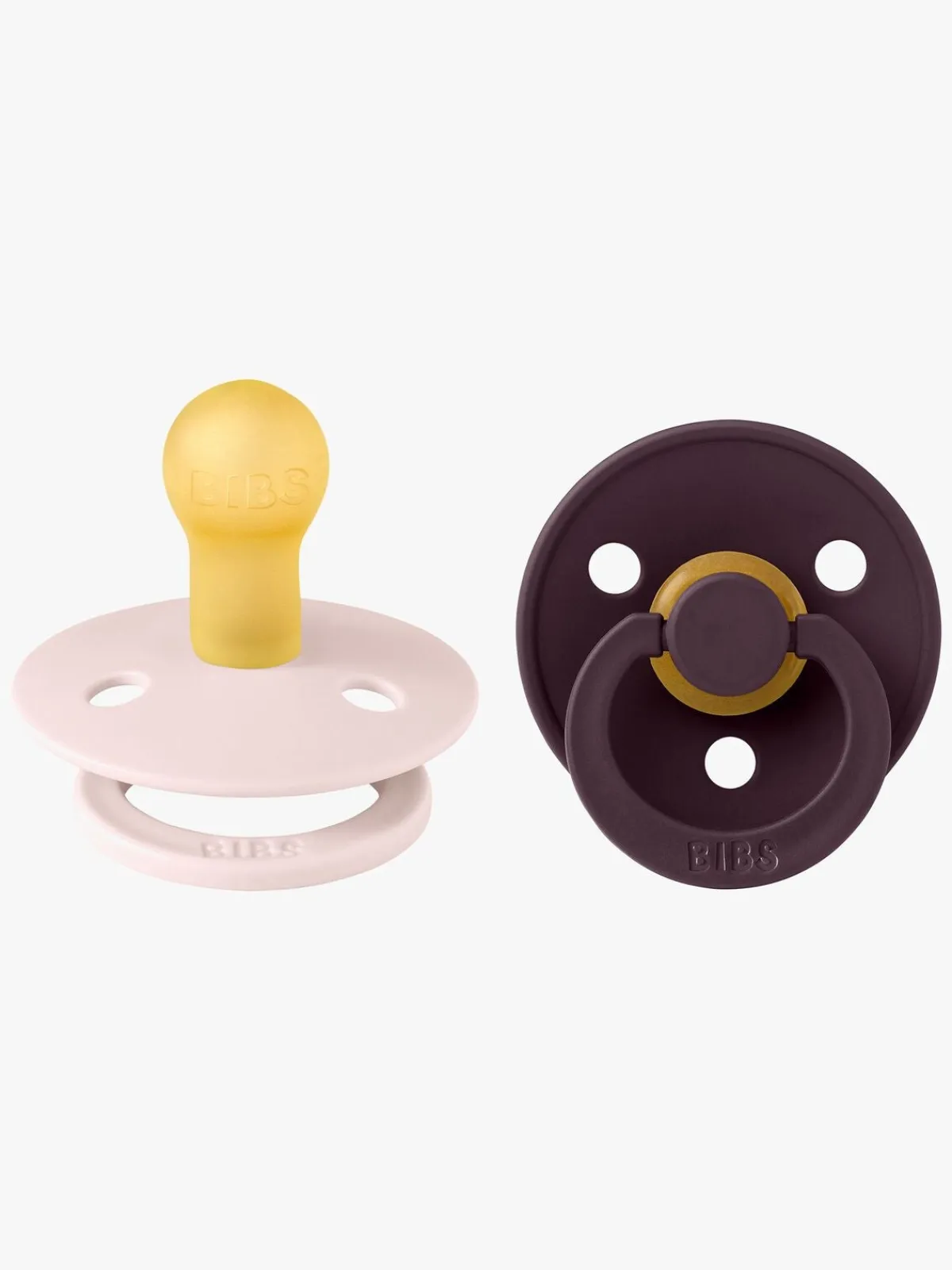 Sutter & Suttesnore|BIBS Colour Sut 2-pak Str. 1, Petal/Plum Lilla/Lyserød