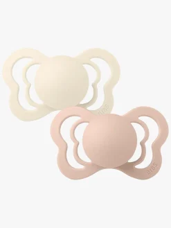 BIBS Sutter & Suttesnore-Couture Sut 2-pak Latex Str 1, Ivory/Blush