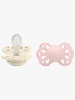 BIBS Sutter & Suttesnore-Infinity Sut 2-pak Str. 1 Symmetrical, Ivory/Blossom