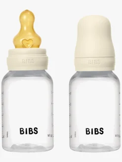 BIBS Spisetid-Slow Flow Sutteflaske Latex 2-pak 150 ml, Ivory