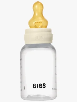 BIBS Spisetid-Slow Flow Sutteflaske Latex 2-pak 150 ml, Ivory