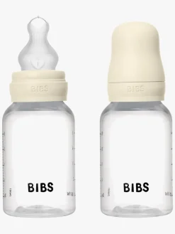 Spisetid|BIBS Slow Flow Sutteflaske Silicone 2-pak 150 ml, Ivory
