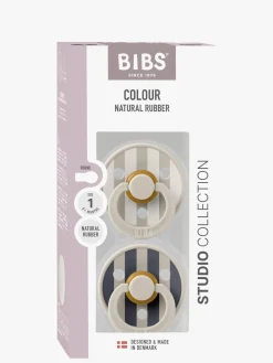 Sutter & Suttesnore|BIBS Studio Colour Block Sut 2-pak Latex Str. 1, Sand Mix Beige