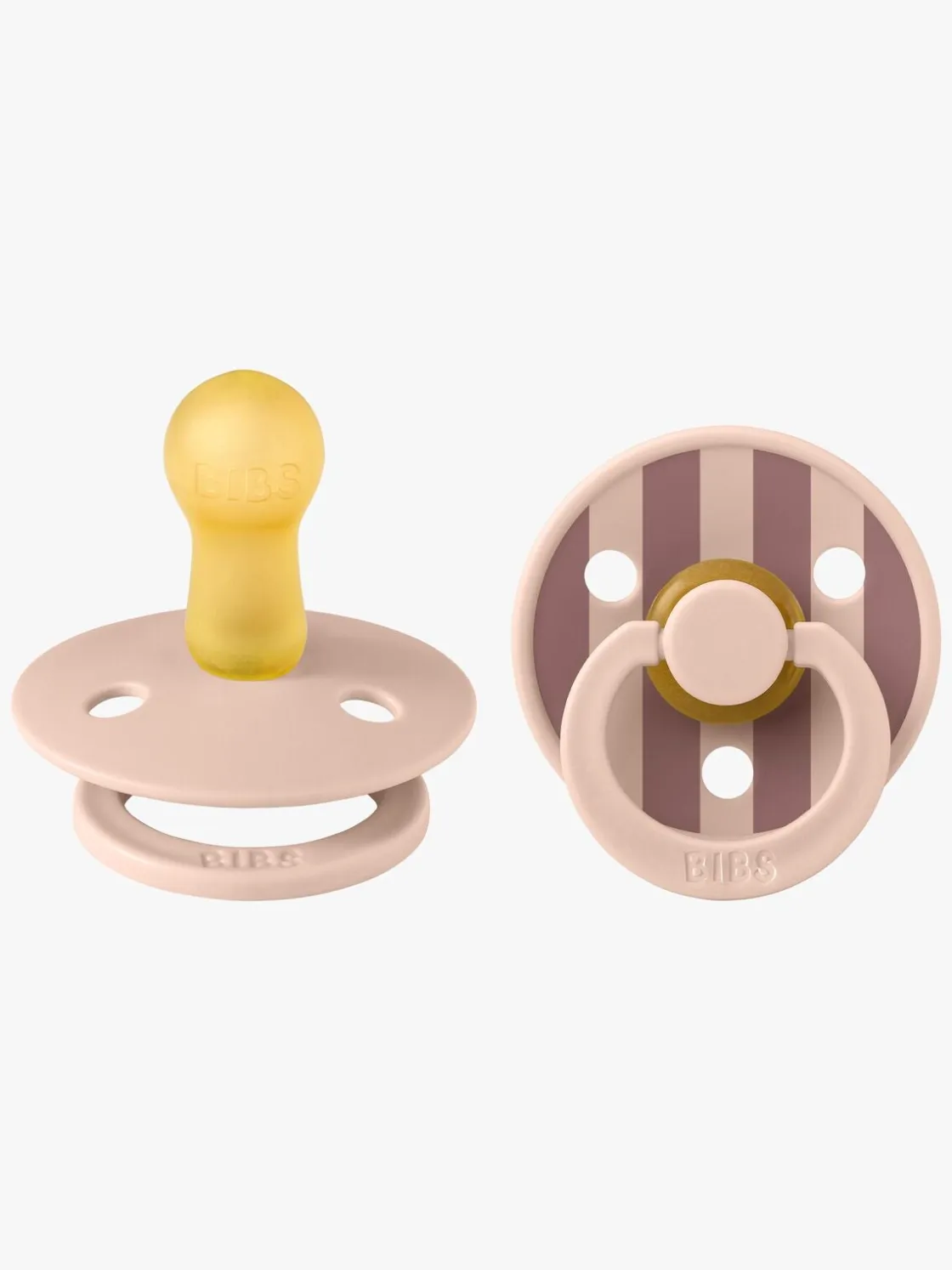 Sutter & Suttesnore|BIBS Studio Colour Block Sut 2-pak Latex Str. 2, Blush Mix Lyserød