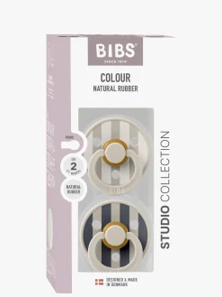 Sutter & Suttesnore|BIBS Studio Colour Block Sut 2-pak Latex Str. 2, Sand Mix Beige