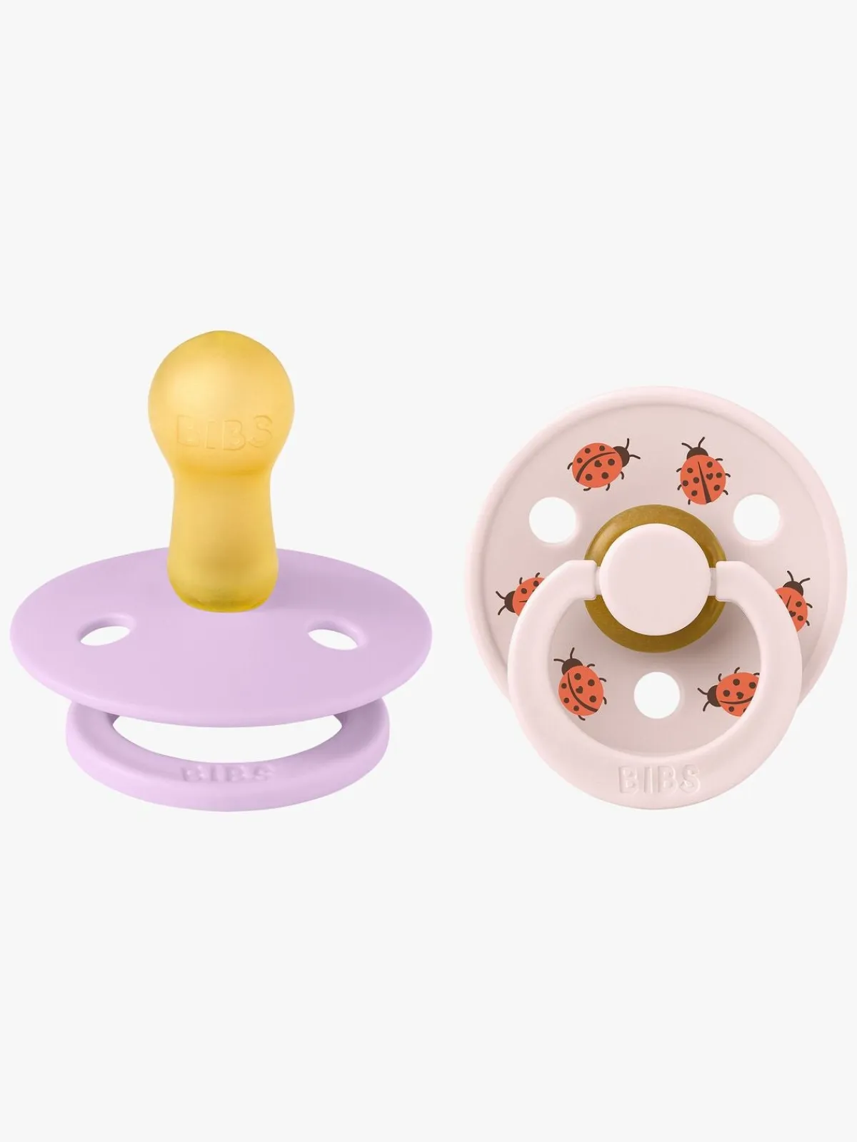 Sutter & Suttesnore|BIBS Studio Colour Bumblebee Sut 2-pak Latex Str. 2, Violet Sky Lilla/Lyserød